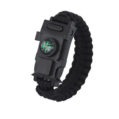 Top-Quality 4mm Paracord 550 Bracelet with Emergency Lights - Essential Outdoor Survival Gear