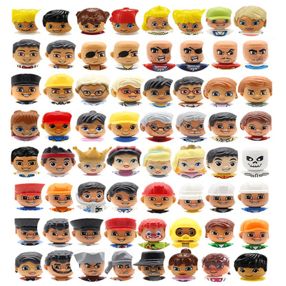 Big Building Blocks MOC DIY Character Toys City Scene Model Doll Compatible Puzzle Assembled Boys Girls Children Gifts