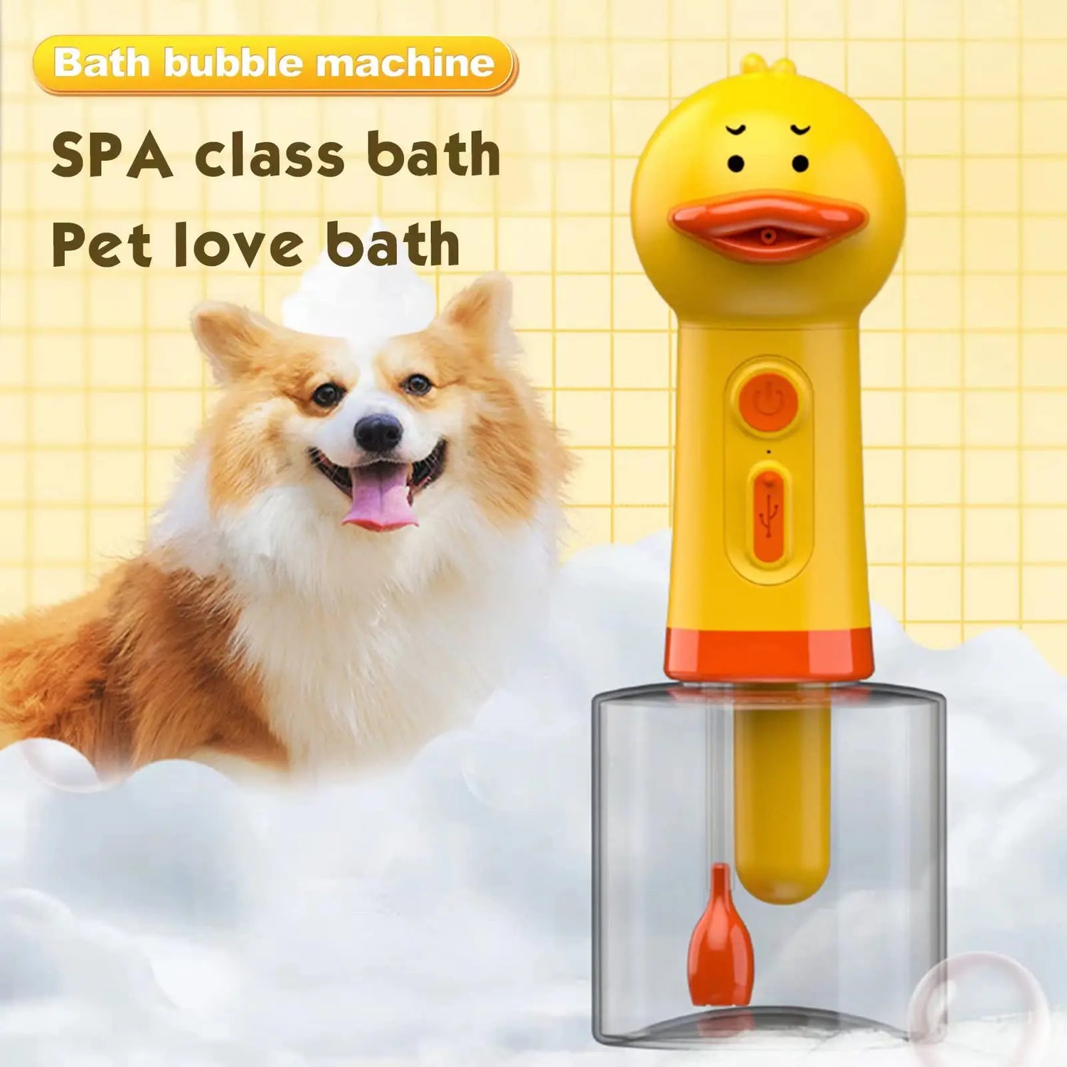Yellow Duck Electric Foam Machine