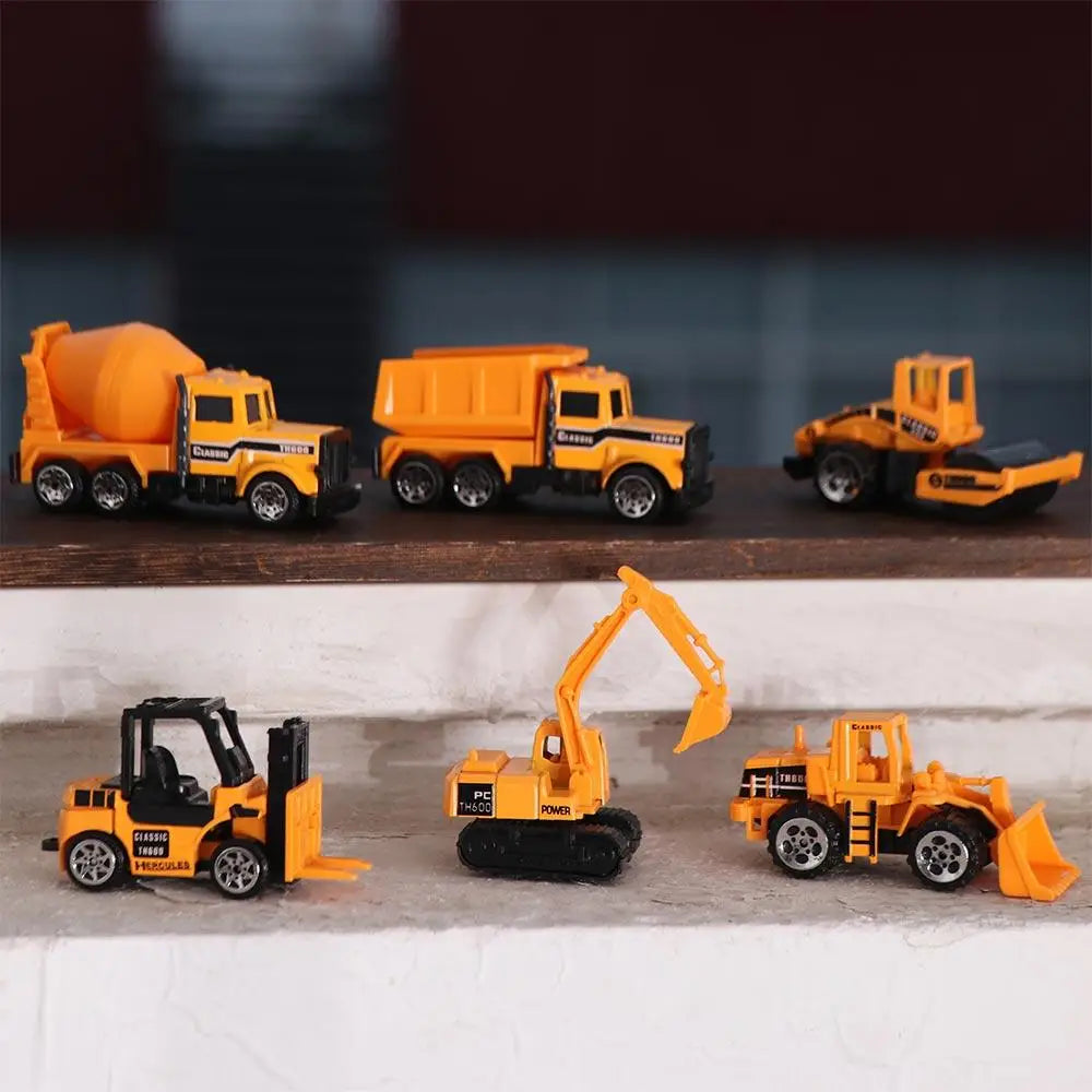 Children Kids Alloy Construction Excavator Tractor Dump Truck Farmer Vehicle Engineering Car Model Model Car Toys Tractor Toy