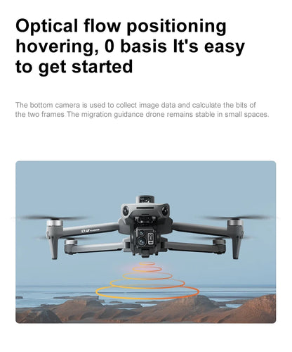 ZLL D12 Drone With 8K HD Camera Screen Remote GPS 360° Obstacle Avoidance 5G Wifi FPV Brushless Motor RC Dron Load capacity 500g