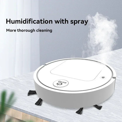 2025 4-in-1 Smart Home Appliance: Air Purifier, Mist Humidifier, Vacuum Cleaner &amp; Robotic Sweeper, Enhance Home Air Quality, Eff