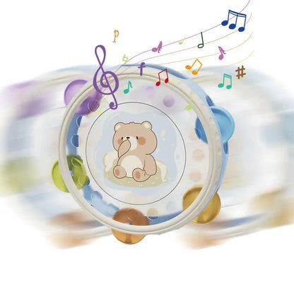 Tambourines Musical Instrument Tambourine Instrument Toy For Children Early Learning Toys For Children Over 3 Hand Grip Training