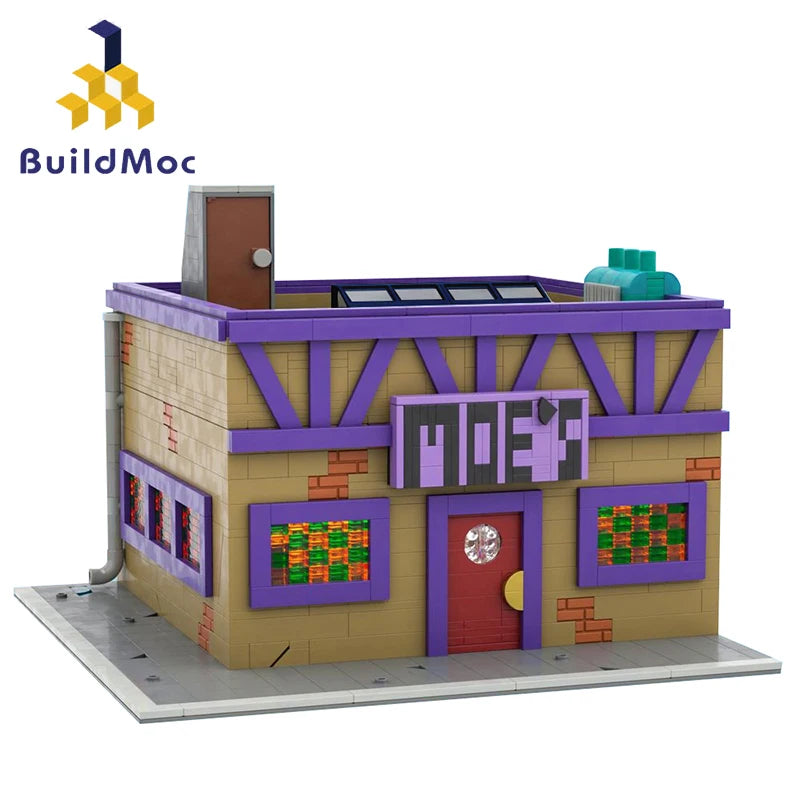 House Building Sets Simpsons Bodular Building Blocks Toy Moe&