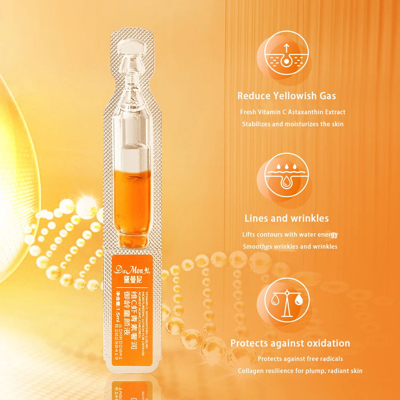 Astaxanthin Facial Essence Kit 30 pcs/box