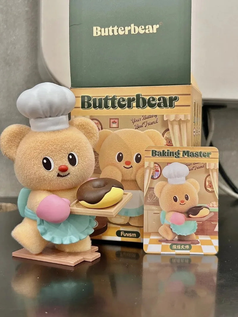 Butter Bear Business Day Series Blind Box Anime Figure Cartoon Cute Toy Mystery Box Collection Doll Ornament Girl Surprise Gifts