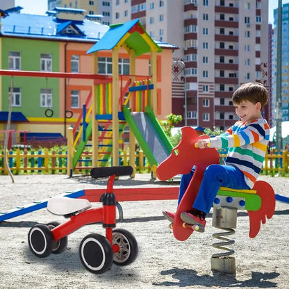 Baby Learning Walker Baby Balance Bike No Pedals Tricycle Riding Toys Kids Bicycle Balance Scooter For Ages 12-24 Months Baby