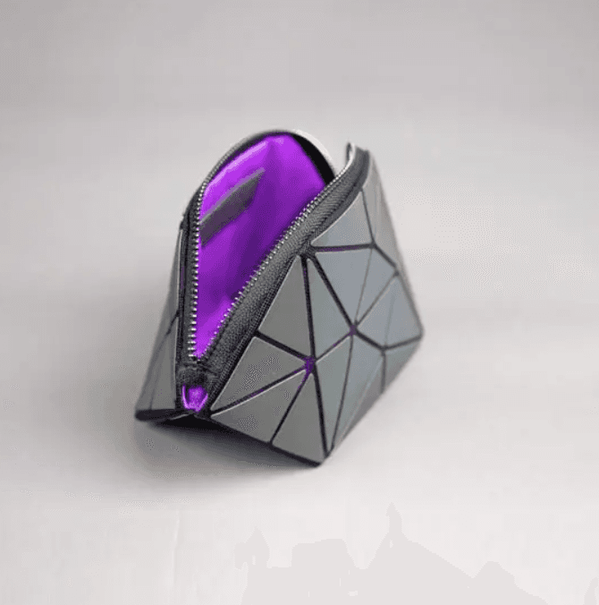 The Lumination Holographic Makeup Bag