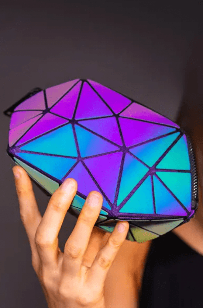 The Lumination Holographic Makeup Bag