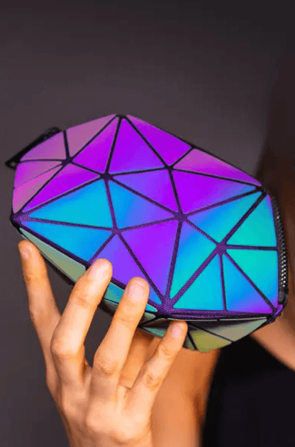 The Lumination Holographic Makeup Bag