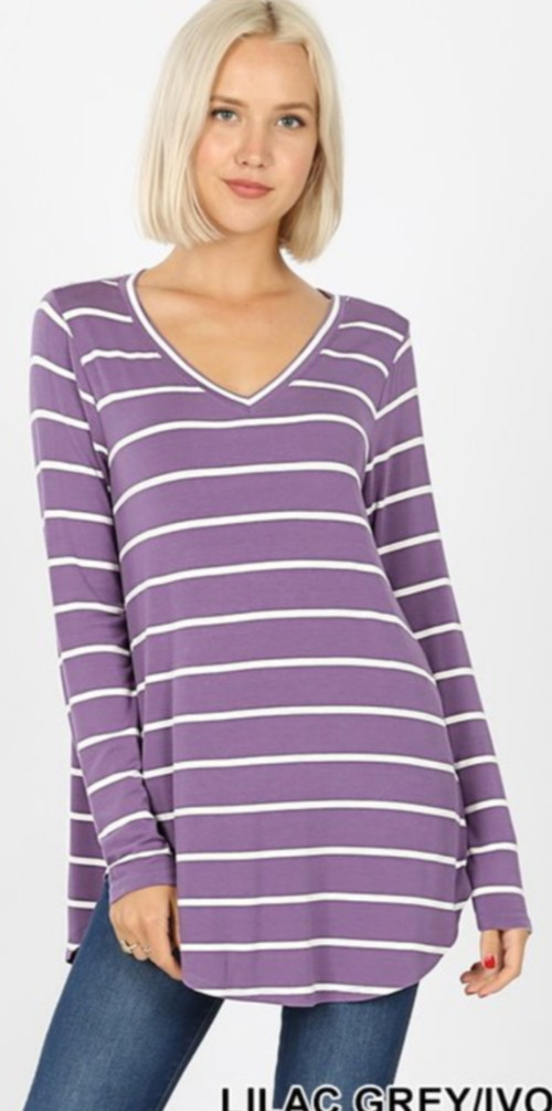 Knit Striped Tunic | Changing Seasons Shoppe