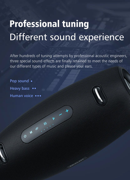ZEALOT-S67 60W Portable Bluetooth Speaker Outdoor Party Speaker Big Loud Speaker Excellent Bass Performace 3D Speaker