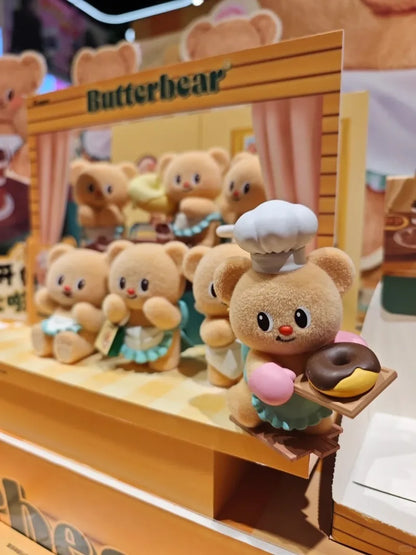 Butter Bear Business Day Series Blind Box Anime Figure Cartoon Cute Toy Mystery Box Collection Doll Ornament Girl Surprise Gifts