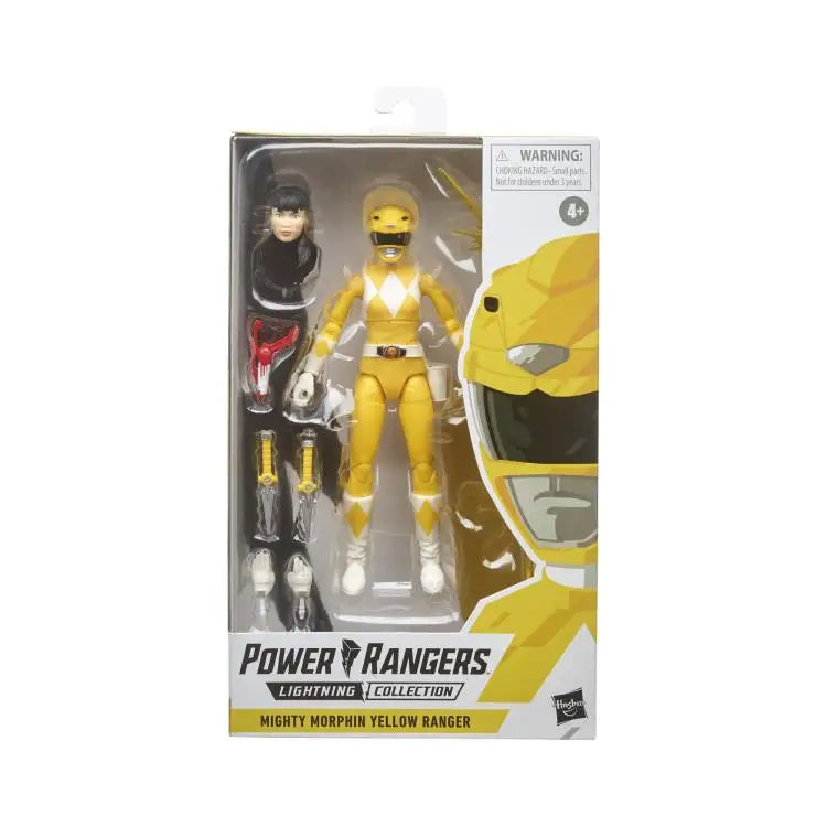 Hasbro Power Rangers Lightning Collection Pink Ranger Yellow Ranger Blue Ranger Figure Action Figure 6 Inch Collectible Toy