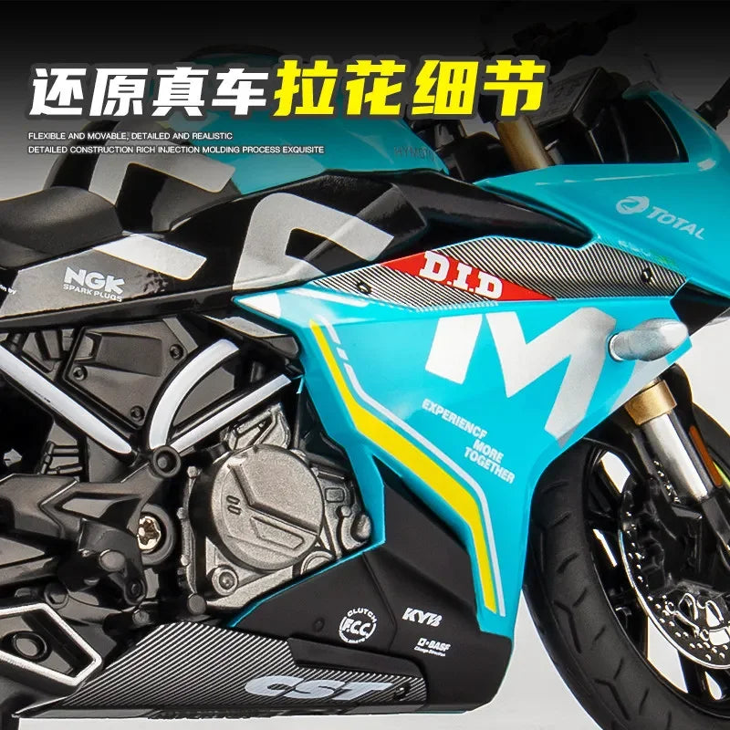 1:12 Spring Breeze CF 250SR Diecast Motorcycle Model Toy Replica With Sound &amp; Light birthday  christmas gift Collection bike