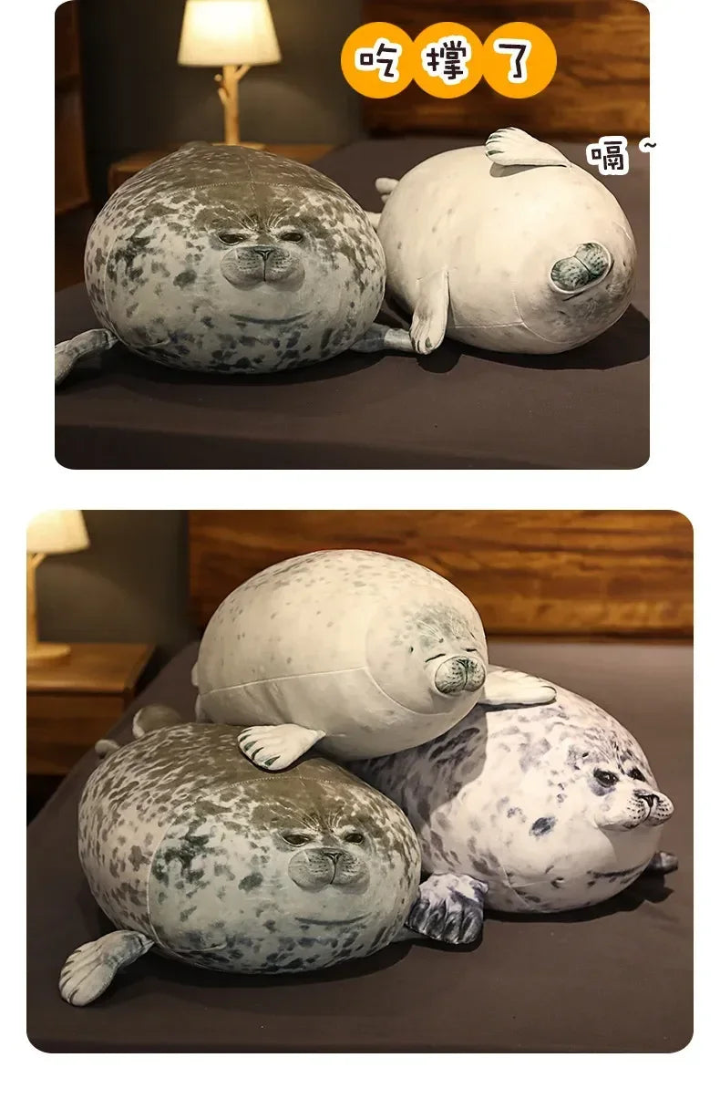 Fat Plush Foca Gorda Seal Toy Stuffed Animal Foca Guatona Peluche Soft Doll Sleeping Pillow Cute Sea Lion Doll Christmas Gift