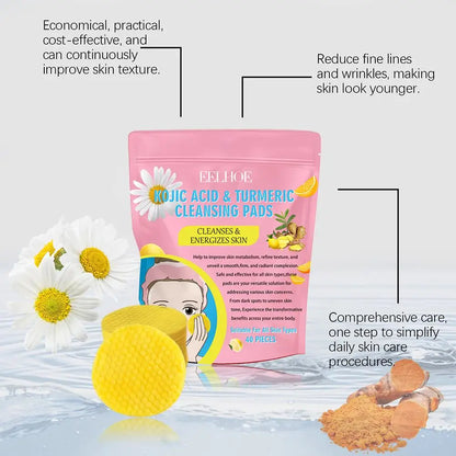 Kojic Acid Turmeric Cleansing Pad
