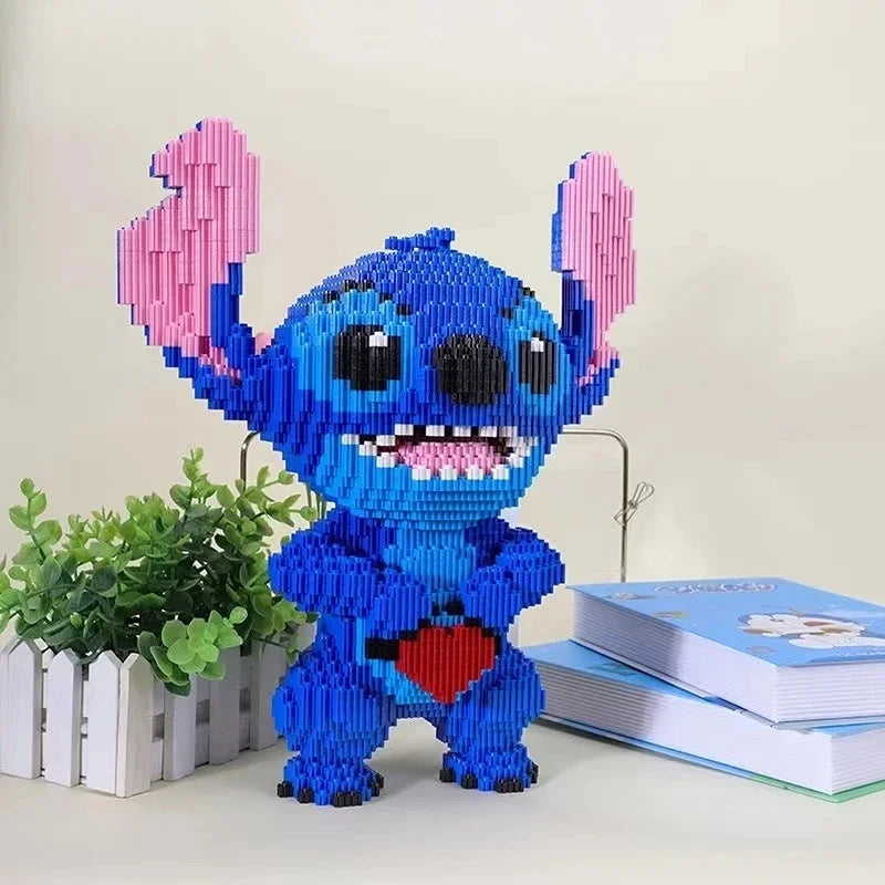 33CM Oversized Love Stitch Block Toy for Children and Adults To Assemble Small Particle Bricks As A Holiday Gift