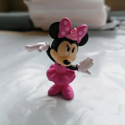 Mickey Mouse And Friends Minnie Anime Figurine Donald Duck Daisy Ornaments Disney Cartoon Action Figure Model Toys Kids Gifts