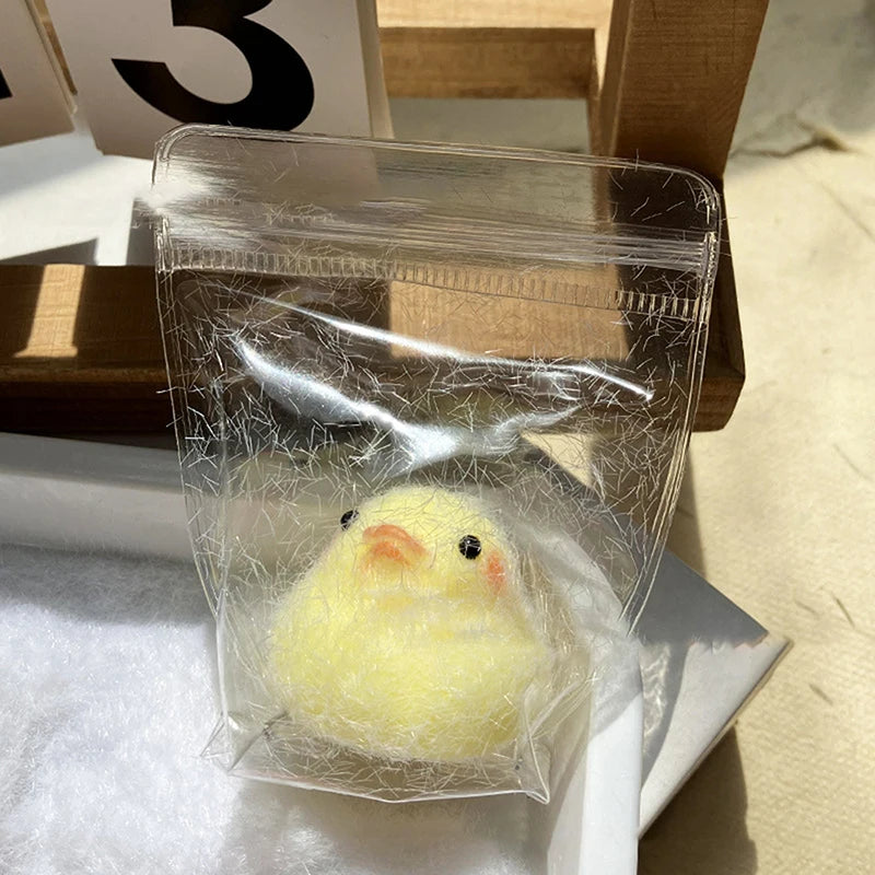 1PC Miniature Chick Pig Animal Relief Squeeze Toy Sticky Squishy Mini Penguin Duck Stress Relief Squishy New Fidget Toy