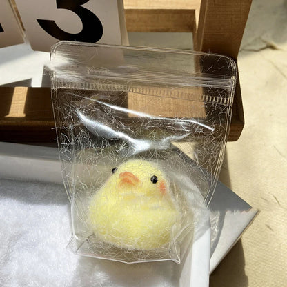 1PC Miniature Chick Pig Animal Relief Squeeze Toy Sticky Squishy Mini Penguin Duck Stress Relief Squishy New Fidget Toy
