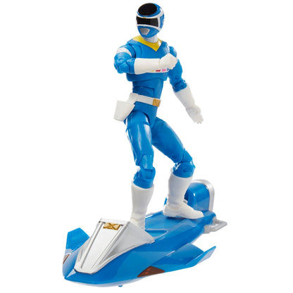 Hasbro Power Rangers Lightning Collection In Space Blue Ranger and Galaxy Glider 6 Inch Figure Collectible Toy