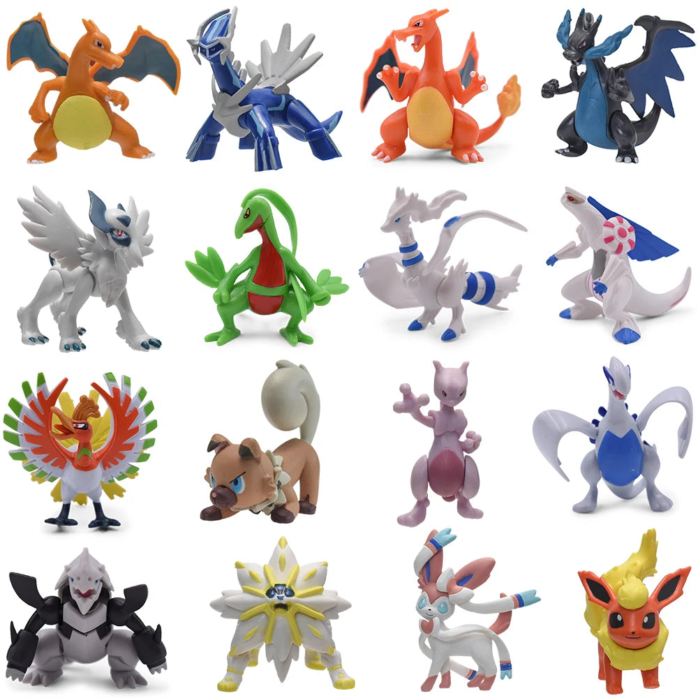 Legendary Pokemon Figures Model Arceus Dialga Groudon Kyogre PVC Action Toy Solgaleo Charizard Sylveon Hot Anime Game Doll Gift