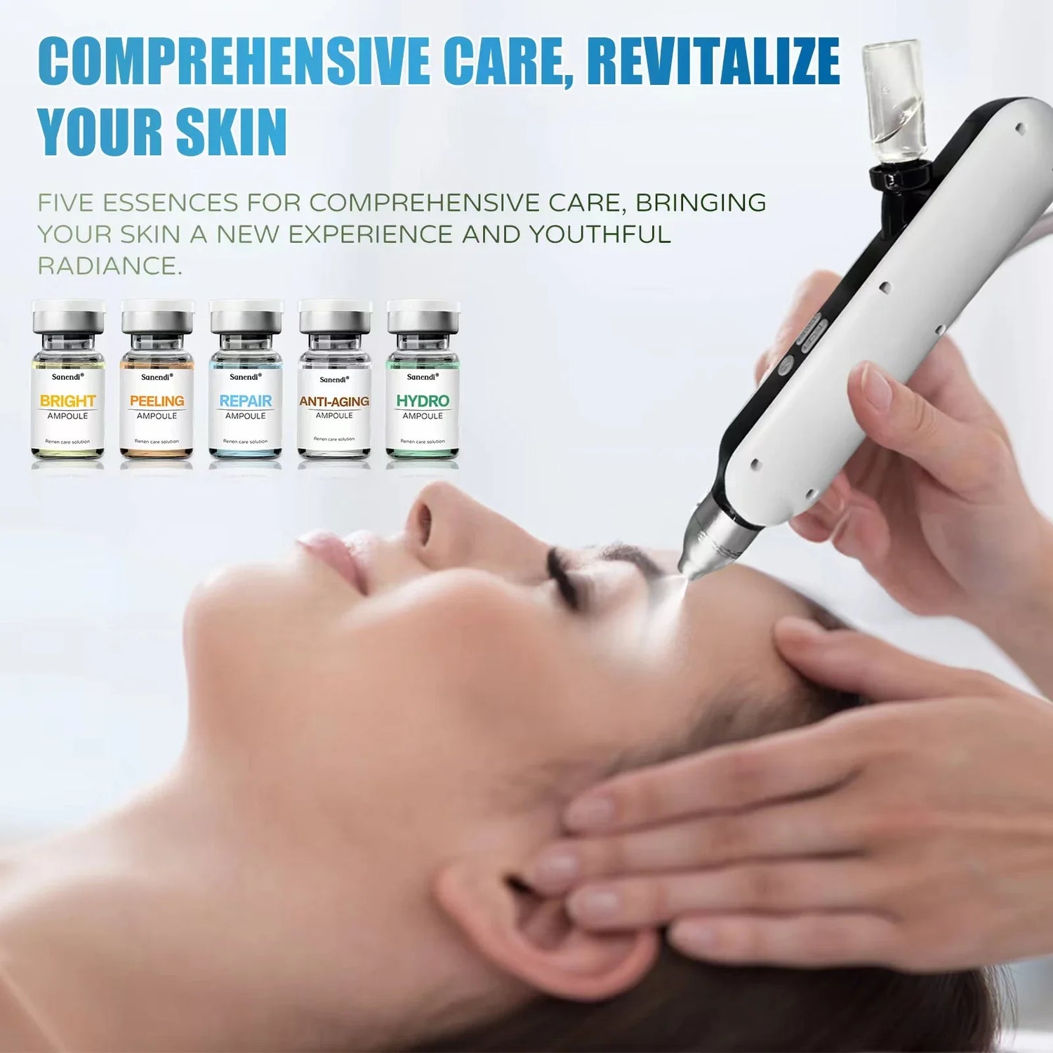 jet peel care Ampoule whitening facial ACID PEELING HYDRO CONCEENTRATE ANTI-AGING oxygen deep cleaner skin water