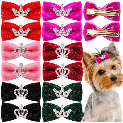 Pet Dog Bow Hairpin