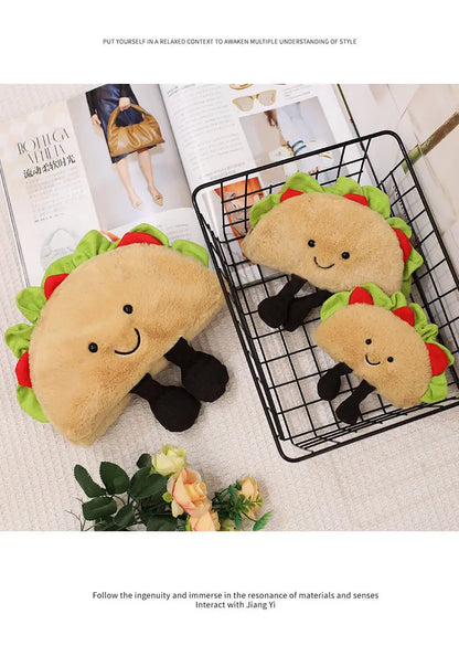 Jelly Cat Plush Toy Fun Secret Taco Cake Doll Plush Toy Sofa Plush Decorative Doll As A Surprise Holiday Gifts For Friends