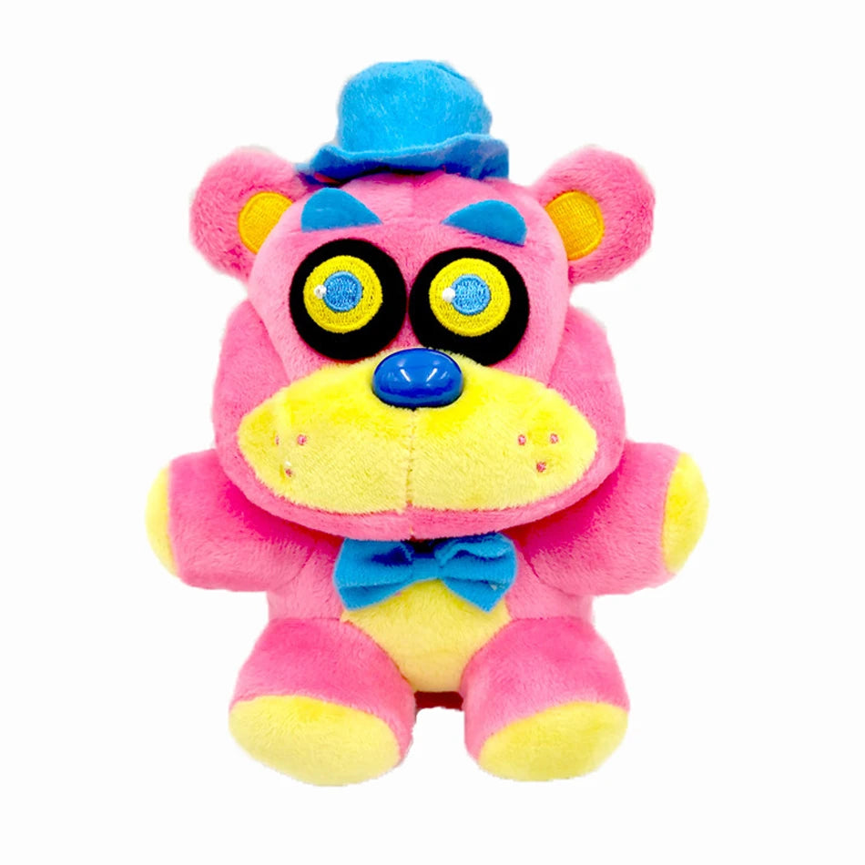 18cm FNAF Purple Plush Nightmare Bonnie Plush Toys Five Nights at Fredy Bonnie Peluche Toys Soft Stuffed Animal Dolls Kids Gifts