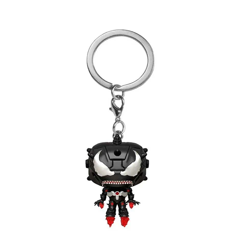 FUNKO Pocket Keychain Popular Movie Wolverine Venom Shaped Doll Backpack Pendant Exquisite Collection Christmas Gifts Keychain