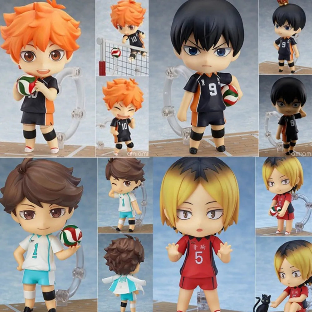Figure Haikyu Hinata Anime Shoyo #461 Kageyama Tobio #489 Oikawa Tooru #563 Kozume Kenma #605 Cute Action Sport Kids Toys Doll