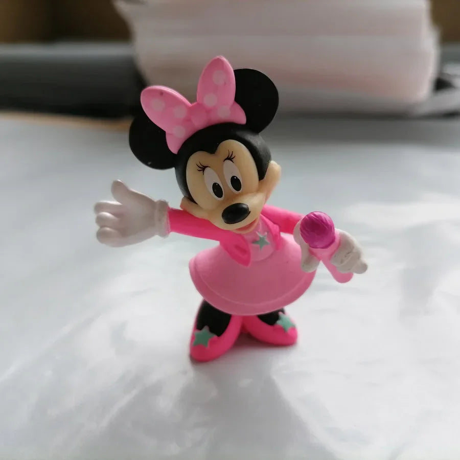 Mickey Mouse And Friends Minnie Anime Figurine Donald Duck Daisy Ornaments Disney Cartoon Action Figure Model Toys Kids Gifts