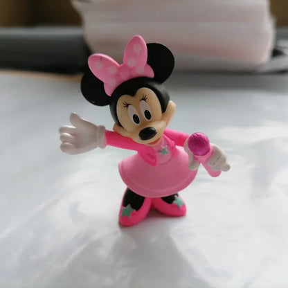 Mickey Mouse And Friends Minnie Anime Figurine Donald Duck Daisy Ornaments Disney Cartoon Action Figure Model Toys Kids Gifts
