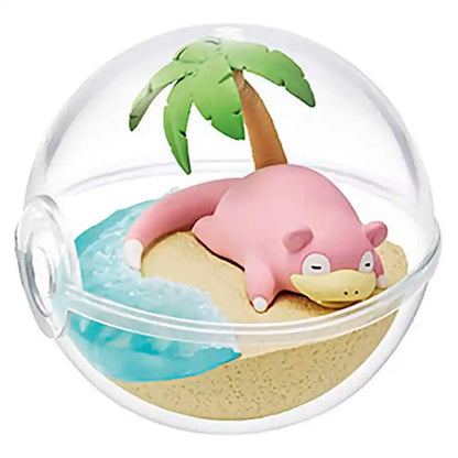 Genuine Re-Ment Pokemon Terrarium Collection Relaxing Time Psyduck Quagsire Trapinch Slowpoke Goomy Munchlax Blind Box Toys Gift