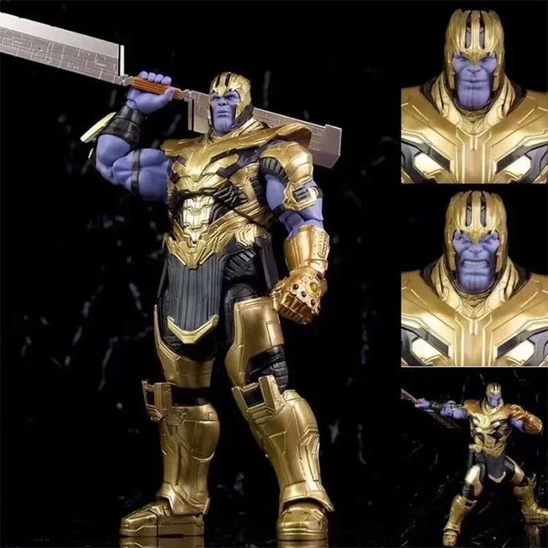 Marvel Movie Of The Avengers Infinity War BJD Action Figures Thanos Cool  Model Doll Collection Kids  Birthday Gift Decoration