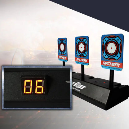 Electronic Scoring Target Auto Reset Digital Target for Nerf Guns Target Sound Effect Gifts