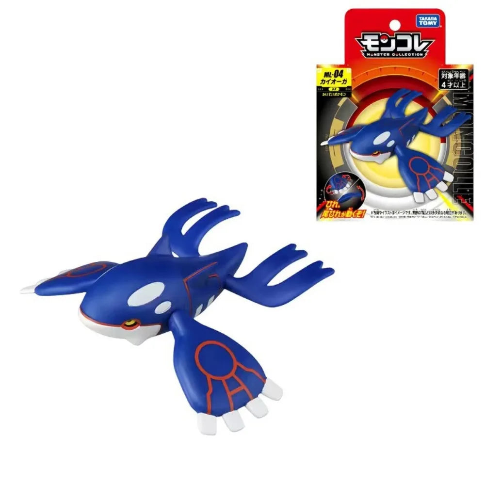 Genuine TAKARA TOMY Pokemon ML Series Ho-Oh Lugia Groudon Kyogre Rayquaza Figurines Handheld Model Ornaments Toy Birthdays Gift