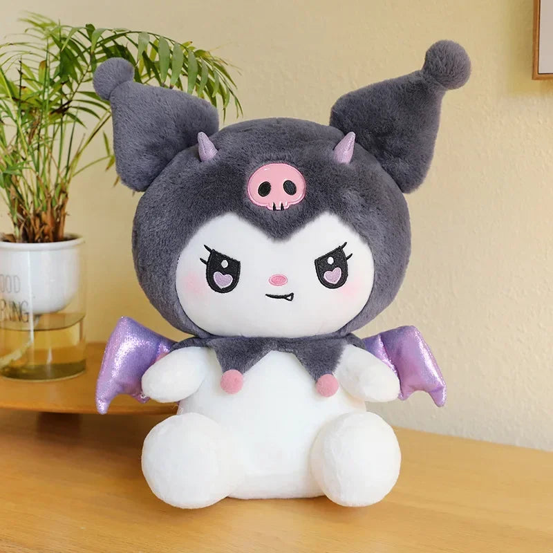 40 50 60 Cm Kawaii Large Size Demon Kuromi Plush Toys Angel Melody Doll Pillow Birthday and Holiday Gifts Cute Stuffed Toy Anime