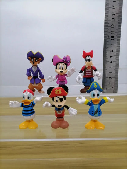 Mickey Mouse And Friends Minnie Anime Figurine Donald Duck Daisy Ornaments Disney Cartoon Action Figure Model Toys Kids Gifts