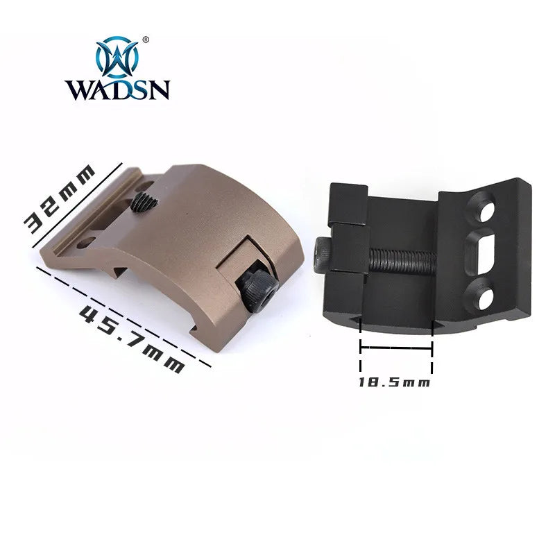 WADSN Surfir Airsoft Scout Light Flashlight Mount Plate M600 M600C M300A Tactical Hunting Weapon Offset Mount Base