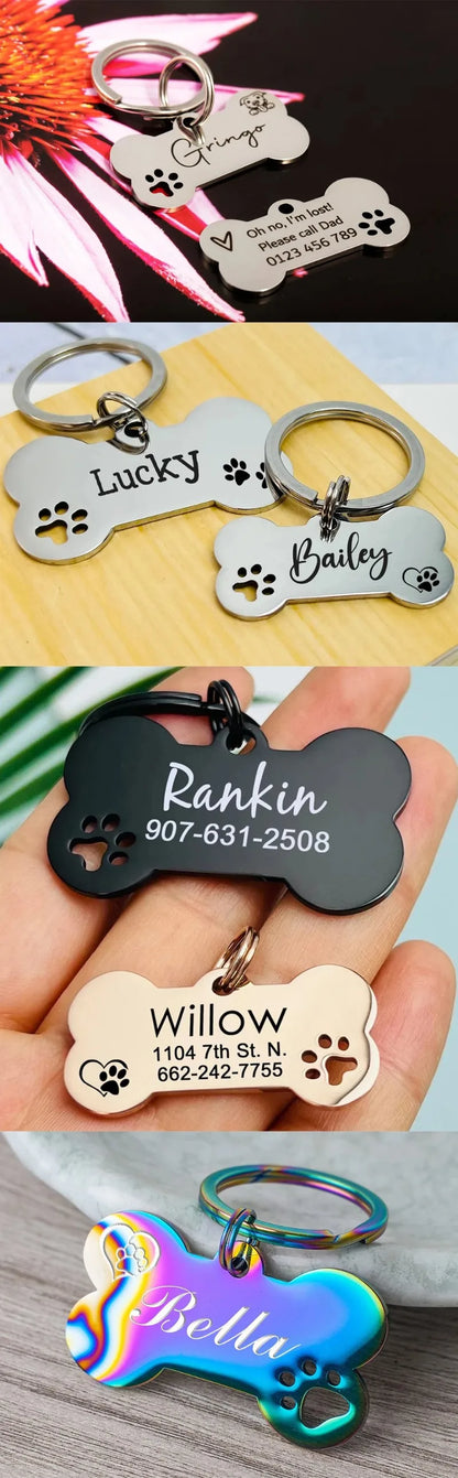 Personalized Dog ID Tag Free Engraving
