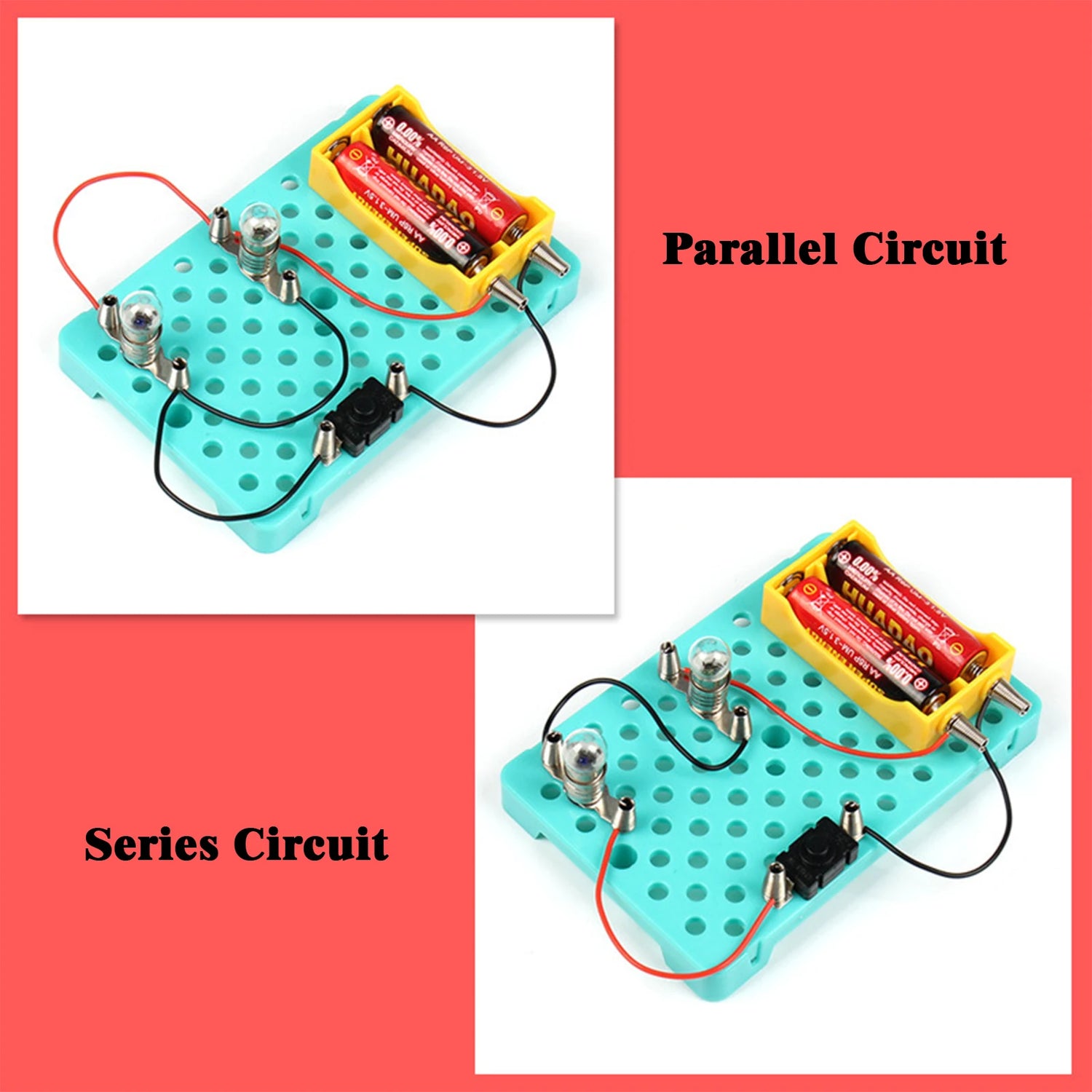 DIY Basic Circuit Electricity Learning Kit Physics Educational Toys For Children STEM Experiment Teaching Hands-on Ability Toy