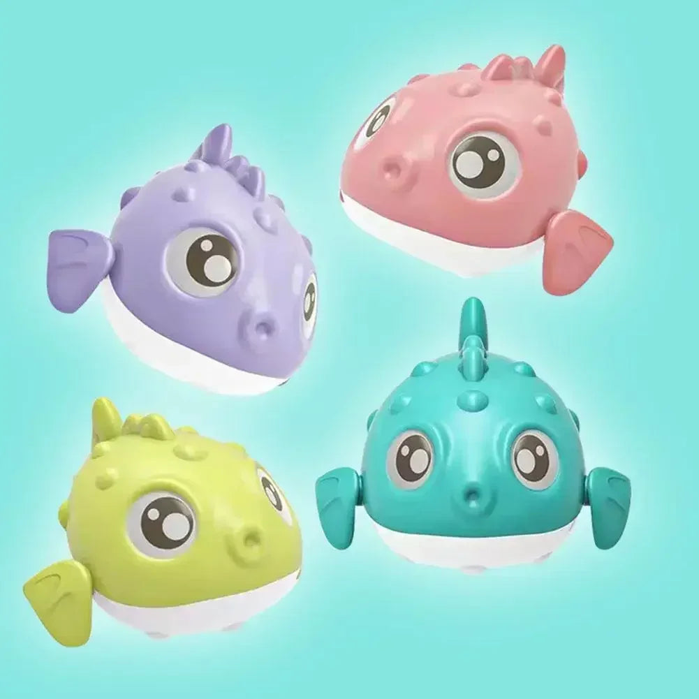 Baby Bath Toy Animal Cute Cartoon Shark Crocodile Classic Baby Water Toy Infant Swim Chain Clockwork Kids Beach Bath Toys Single