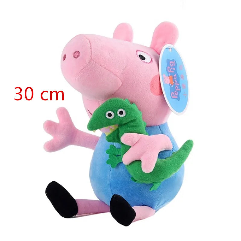 30cm Peppa Pig George Dad Mom Children&