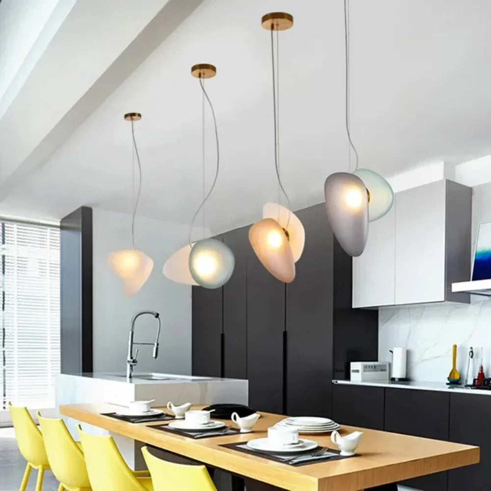 Nordic Pendant Lights Led for Dining Room Food Tables Kitchen Study Bar Bedroom Designer Chandelier Home Decor Light Fixture