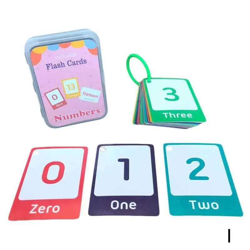 English Words Learning Flashcards for Kids 3-6 Years Reading Enlightenment Cards Educational Toys Montessori Teaching Aids