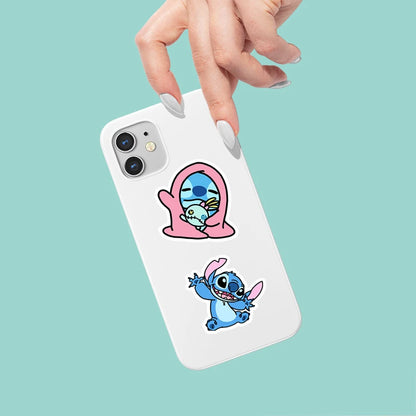 50 Pcs Cute Cartoon Lilo Stitch Stickers Graffiti for Scrapbook Laptop Phone Luggage Skateboard Decals Sticker Toy Holiday gifts