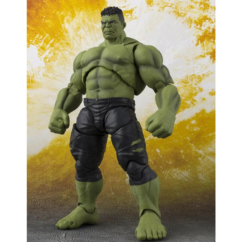 21CM The Avengers Hulk Joint Moveable Anime Action Figure PVC toys Doll Collection figures Cartoon for friends gift